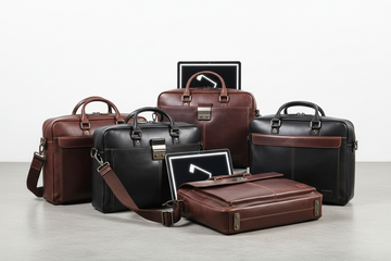 leather man laptop bags
